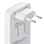 Hama flaches Mini-Ladegerät  65W 2xUSB-C/1xUSB-A, weiß     2