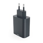 Hama Schnellladegerät PD     65W 2xUSB-C/1xUSB-A, anthrazit