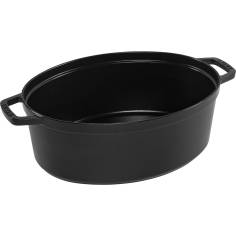 Staub La Cocotte 41cm ovale nero, ghisa 2
