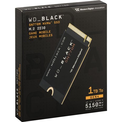 Western Digital nero SSD 1TB SN770M NVMe   WDBDNH0010BBK-WRS