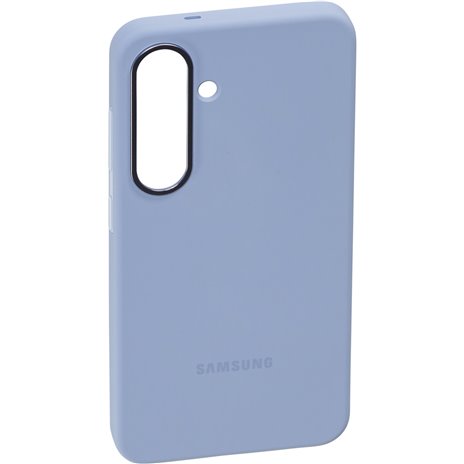 Samsung custodia silicone per Galaxy S25 azzurro