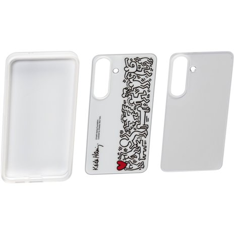 Samsung Flipsuit Case per Galaxy S25 bianco