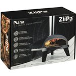 ZiiPa Piana forno a legna per pizza colore carb.