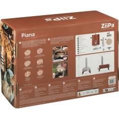 ZiiPa Piana forno a legna per pizza colore terracotta 2