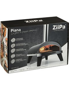 ZiiPa Piana forno a legna per pizza colore ardesia