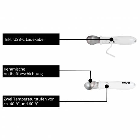 Unold Carlo der beheizte Eisportionierer