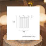 New Garden DOLO CANDLE Ceramic