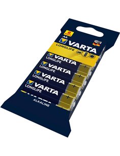 1x8 Varta Longlife AA LR 6 8 pz.