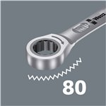 WERA Joker 4 pz. set con chiavi combinate a cricchetto