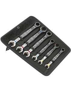 WERA Joker set 6-pz. con chiave fissa ad anello a cricchetto
