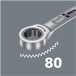 WERA Joker set 6-pz. con chiave fissa ad anello a cricchetto