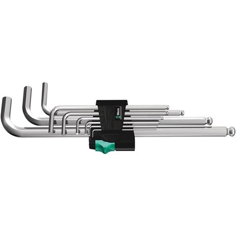 WERA 950/9 Hex-Plus 1 Assortimento di chiavi a L