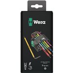 WERA 967/9 TX BO Assortimento di chiavi a L, BlackLaser