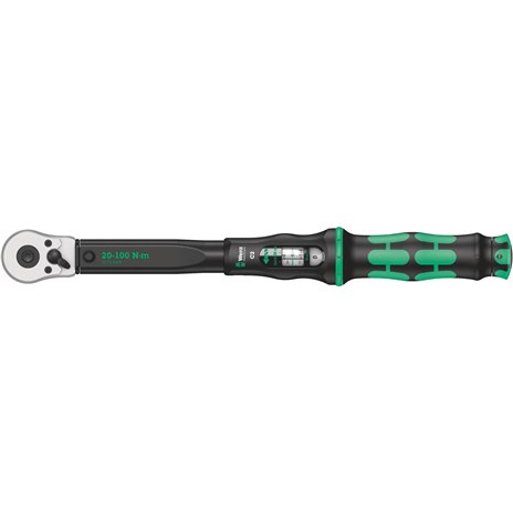 WERA Click-Torque C2 chiave dinamometrica con cr.20 - 100 Nm