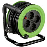 REV Bobina cavo mini 4fach 15m verde nero