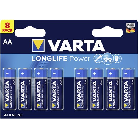 1x8 Varta High Energy Mignon AA LR 6