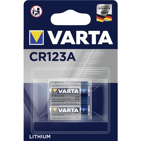 1x2 Varta Professional CR 123 A