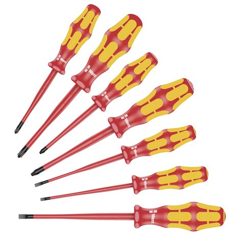 WERA 160 iSS/7 Kraftform Plus Serie 100 Set di cacciaviti