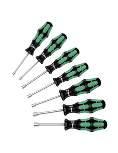 WERA 395 HO/7 SM  set giravite- chiave a bussola