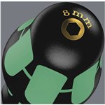 WERA 395 HO/7 SM  set giravite- chiave a bussola