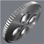 WERA 8001 A Zyklop Mini 1 cricchetto per inserti