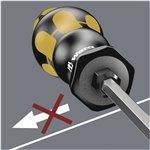 WERA 932 S/6 il giravite- scalpello + supporto