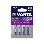 1x4 Varta Lithium Micro AAA LR 03