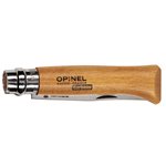 Opinel coltellino No. 08 in scat. legno custodia pelle sint.