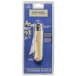 Opinel coltellino No. 10 lama inox con manico in legno