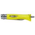Opinel coltellino No. 09 con cacciavite giallo