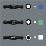 WERA 467/7 HF set 1 ass.giravite a T TORX