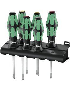 WERA 335/350/355/6 Kraftform Plus Set di cacciaviti