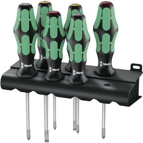 WERA 335/350/355/6 Kraftform Plus Set di cacciaviti
