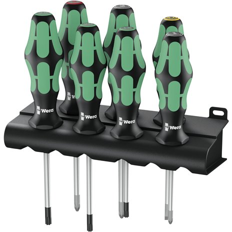 WERA 367/6 TORX BO Kraftform Set di cacciaviti con supporto