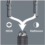 WERA Kraftform compact Micro 11 universale 1 astuccio pieghe