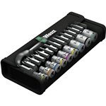 WERA 8100 SA 7 kit con cricch. Zyklop Metal con pass. quadro