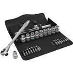WERA 8100 SC 7 kit con cricch. Zyklop Metal con pass.quadro