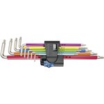WERA 3967/9 TX SXL Multicol. HF Stainless 1 ass. chiavi a L