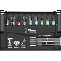 WERA Bit-Check 10 Impaktor 1 set assortimento inserti 2