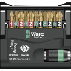WERA Bit-Check 12 Diamond 1 assortimento inserti 2