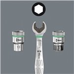 WERA Wheel Impaktor C Set 1 kit chiavi bussola con att. 1/2