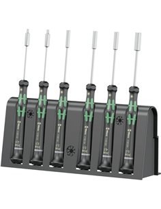 WERA 2069/6 set di cacciaviti per elettronica con supporto