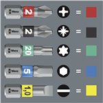 WERA Bit-Check 6 Impaktor 1 set assortimento inserti