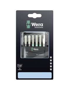 Wera Bit-Check 6 Stainless 1 SB assortim. punte