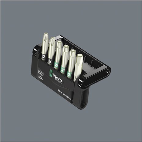 Wera Bit-Check 6 Stainless 1 SB assortim. punte