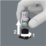 WERA 8740 C HF 2 Zyklop inserti- bussola p.viti esagono funz