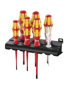 WERA 160 iS/7 Rack Kraftform Plus Set di cacciaviti