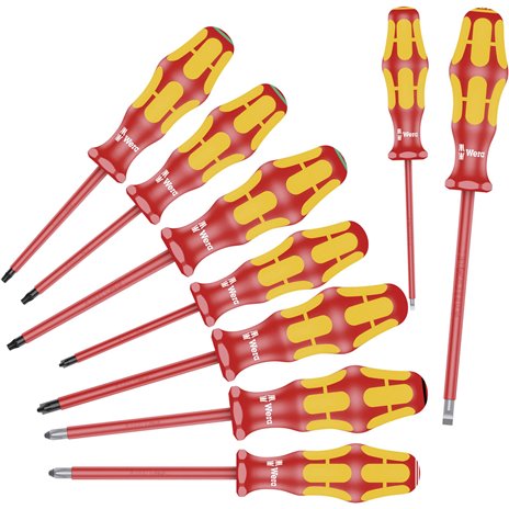 WERA 160 i/162 i/167 i/9 Set di cacciaviti Kraftform