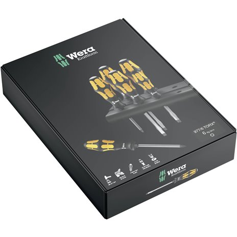 WERA 977/6 TORX Kraftform Wera Set di cacciaviti