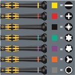 Wera 1578 A/6 ESD set giravite per elettronica + supporto
